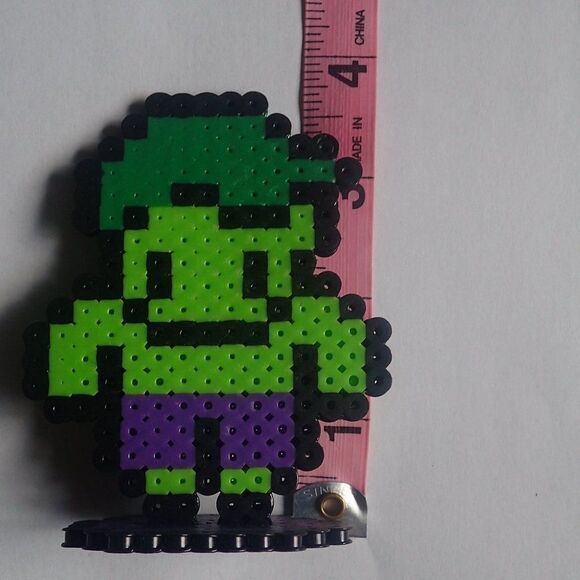 HULK  PERLER STAND UP - HANDMADE - Picture 4 of 5